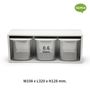 Boîtes de conservation - Support de tiroir à bocal de rangement à dessus plat - Ustensiles de cuisine : dessous de verre pour boire du thé et du café, 100 % recyclable. - QUALY DESIGN OFFICIAL