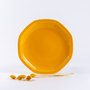 Assiettes au quotidien - L'assiette en porcelaine jaune solaire - OGRE LA FABRIQUE