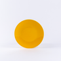Couverts & ustensiles de cuisine - La petite assiette ronde en porcelaine jaune - OGRE LA FABRIQUE