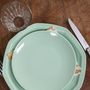 Everyday plates - The small green porcelain plate - OGRE LA FABRIQUE