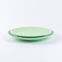 Everyday plates - The large eco-responsible green porcelain plate - OGRE LA FABRIQUE