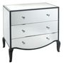 Chests of drawers - Carn Black Gloss & Mirror Chest - RV  ASTLEY LTD
