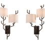 Wall lamps - Lorcan, pair of wall lamps - RV  ASTLEY LTD