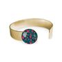 Jewelry - Medium bangle fully gilded with fine gold Les Parisiennes Rio - LES JOLIES D'EMILIE