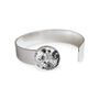Jewelry - Medium bangle finishing touch all silver 925 Les Parisiennes Botanica - LES JOLIES D'EMILIE