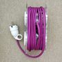 Decorative objects - Extension Cord for 4 Plugs - Ultra Violet - OH INTERIOR DESIGN