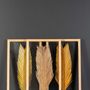 Other Christmas decorations - Cycas Tropical Herbarium - Old Gold - 30x55 - Black Frame - ATELIER GERMAIN