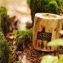 Cadeaux - UBUD S | Bougie intérieure en bois, cire d'abeille et huiles naturelles | Format cadeau parfait - WOOD MOOD