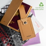 Accessoires de voyage - Etiquette Bagage - Cuir Recyclé - Made in France - MAISON ORIGIN