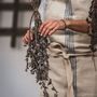 Table linen - Apron: Full style, vintage handwoven Hungarian hemp - LINEAGE BOTANICA - THE ART OF WELLBEING