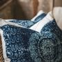 Comforters and pillows - Pillow: Handwoven antique Hungarian hemp, wax resist dyed Indigo - LINEAGE BOTANICA - THE ART OF WELLBEING