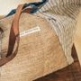 Bags and totes - Bag: Antique handwoven textiles, recycled leather handles - LINEAGE BOTANICA - THE ART OF WELLBEING