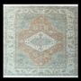 Rugs - Oushak 103, Direct From Manufacturer Colorful HandKnotted New Zealand Wool Washabale Fireproof  Vintage and Antique Oshak Customizable in any colors, designs and sizes Rugs Carpets Tapete Alfombra - INDIAN RUG GALLERY