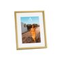 Cadres - GOLD MDF PHOTO FRAME 15X20 AX71525 - ANDREA HOUSE