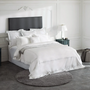 Linge de lit - Parure de lit de luxe Nacrel Collection, blanc immaculé - CROWN GOOSE