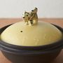 Platter and bowls - ceramic stew pot with tiger handle - ONENESS