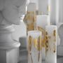 Design objects - Abstract Flowers - Abstract Flowers - Wax Alter Candles 7 x24 cm - MB-724-G - KUNSTINDUSTRIEN