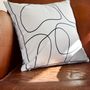Fabric cushions - Our selection of graphic and arty velvet cushions - SHANDOR