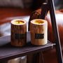 Gifts - UBUD S | Wooden, Beeswax & Natural Oils Inner Candle | Perfect Gift Size - WOOD MOOD