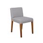 Sièges pour collectivités - Chaise de salle à manger rétro moderne Studio en bois massif de Sungkai 100% naturel et polyester - EZEÏS