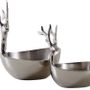 Platter and bowls - Aluminum Deer Baskets - AUBRY GASPARD