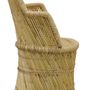 Armchairs - Natural reed round armchair - AUBRY GASPARD