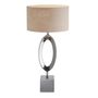 Table lamps - Cloe Smoked Nickel Lamp - RV  ASTLEY LTD