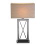 Table lamps - Cross Black Nickel Table Lamp - RV  ASTLEY LTD
