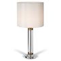 Table lamps - Dale Crystal and Antique brass table lamp - RV  ASTLEY LTD