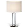 Lampes de table - Lampe de table Lisle Transparent avec Finition Nickle - RV  ASTLEY LTD