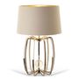 Table lamps - Cage Lamp Nickel Finish Small - BASE ONLY - RV  ASTLEY LTD