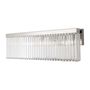 Wall lamps - Melton nickel and crystal long wall light - RV  ASTLEY LTD