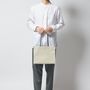 Bags and totes - SHOPPER BAG- horizontal hand tote bag - KENTO HASHIGUCHI