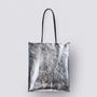 Sacs et cabas - crumple GINHAKU SHOPPER BAG - sac fourre-tout vertical en aluminium froissé - KENTO HASHIGUCHI