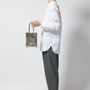 Bags and totes - GINHAKU SHOPPER MINI - crumpled foil hand tote bag - KENTO HASHIGUCHI