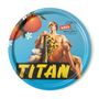 Trays - Titan Oranges Round Tray - COOLKITSCH