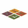 Decorative objects - Singapore Stamps Coasters - COOLKITSCH