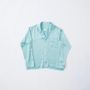 Homewear - Silk Pajama Shirt Floral Mint  - FOO TOKYO