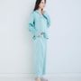 Homewear textile - Chemise de Pyjama en Soie Vert menthe - FOO TOKYO