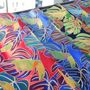 Fabrics - Kyoto Nishijin Silk Brocade Monstera and Birds Pattern - NISHIJIN OKAMOTO