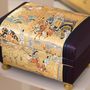 Caskets and boxes - Japanese Chabako, Bench/Storage Box, "Nishijin Aoi-Matsuri" - INTERIOR CHABAKO