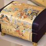 Coffrets et boîtes - Chabako Japonaise, Bench/Storage Box,  "Nishijin Aoi-Matsuri" - INTERIOR CHABAKO