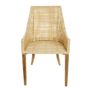 Lawn armchairs - SAO PAULO table armchair with resin braiding - KOK MAISON
