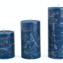 Objets de décoration - Bougie pilier rustique légèrement parfumée D 7 cm x 10 cm - 7 cm x 20 cm  - WAKS CANDLES