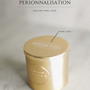 Objets personnalisables - Bougie personnalisation avec logo - MAISON SHIIBA