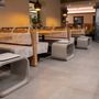 Stools for hospitalities & contracts - OPUS SOLO 1-Seater Concrete Bench / Sideboard / Table / Stool for indoor and outdoor use - CO33 EXKLUSIVE BETONMÖBEL