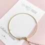 Jewelry - Thin rush bracelet gold or silver - LES MOTS DOUX