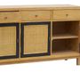 Buffets - Buffet en manguier et cannage - AUBRY GASPARD