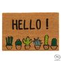 Accessoires de déco extérieure - Paillasson Hello ! Cactus - AUBRY GASPARD