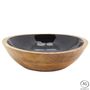 Platter and bowls - Mango tree and black resin basket - AUBRY GASPARD